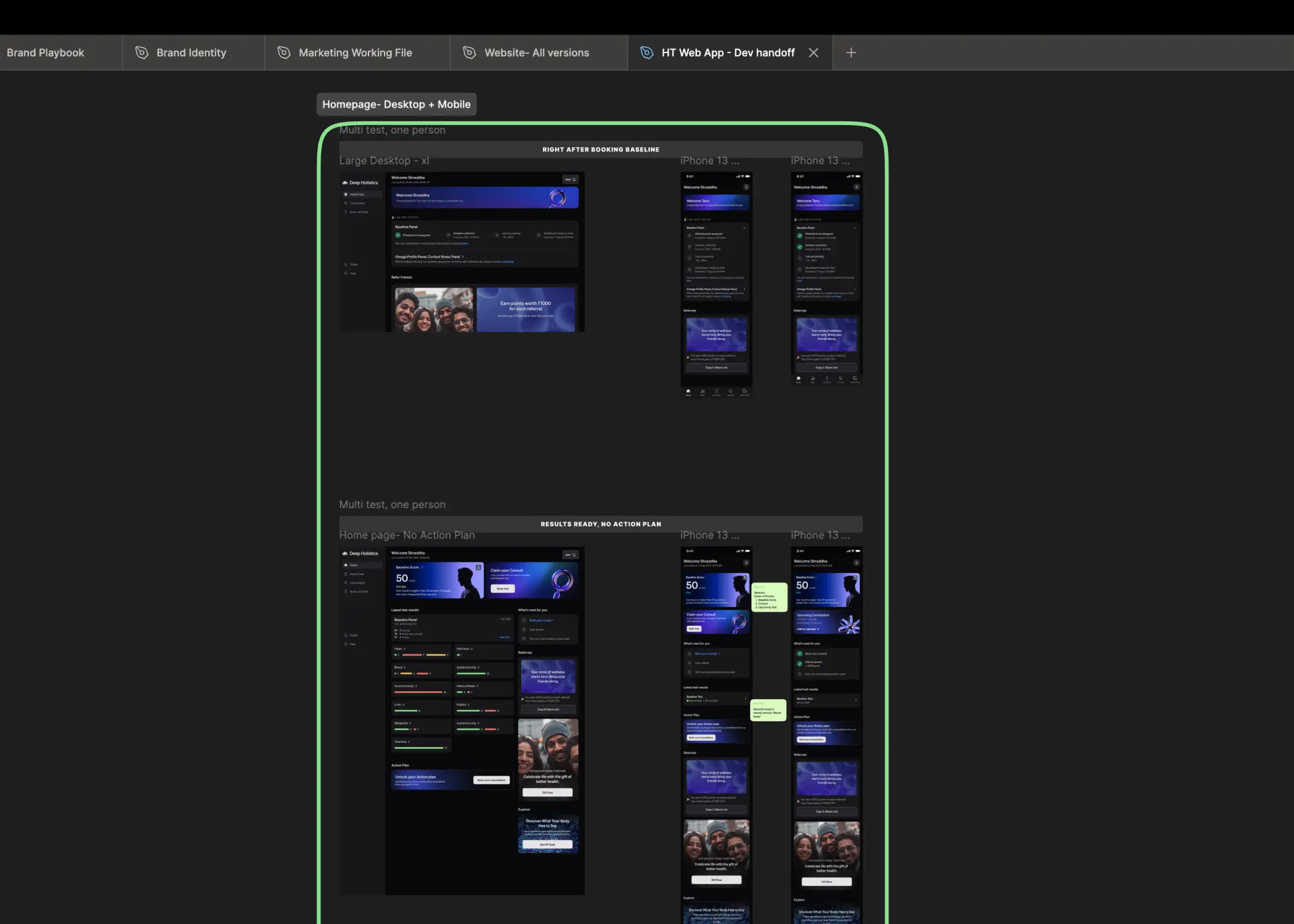 Baseline feature detail
